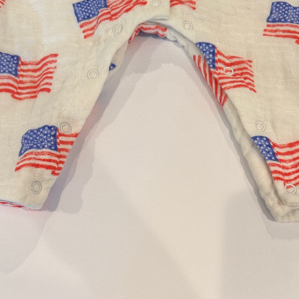 Angel Dear Stars and Stripes Baby Romper 3-6‎ Months - Picture 3 of 5